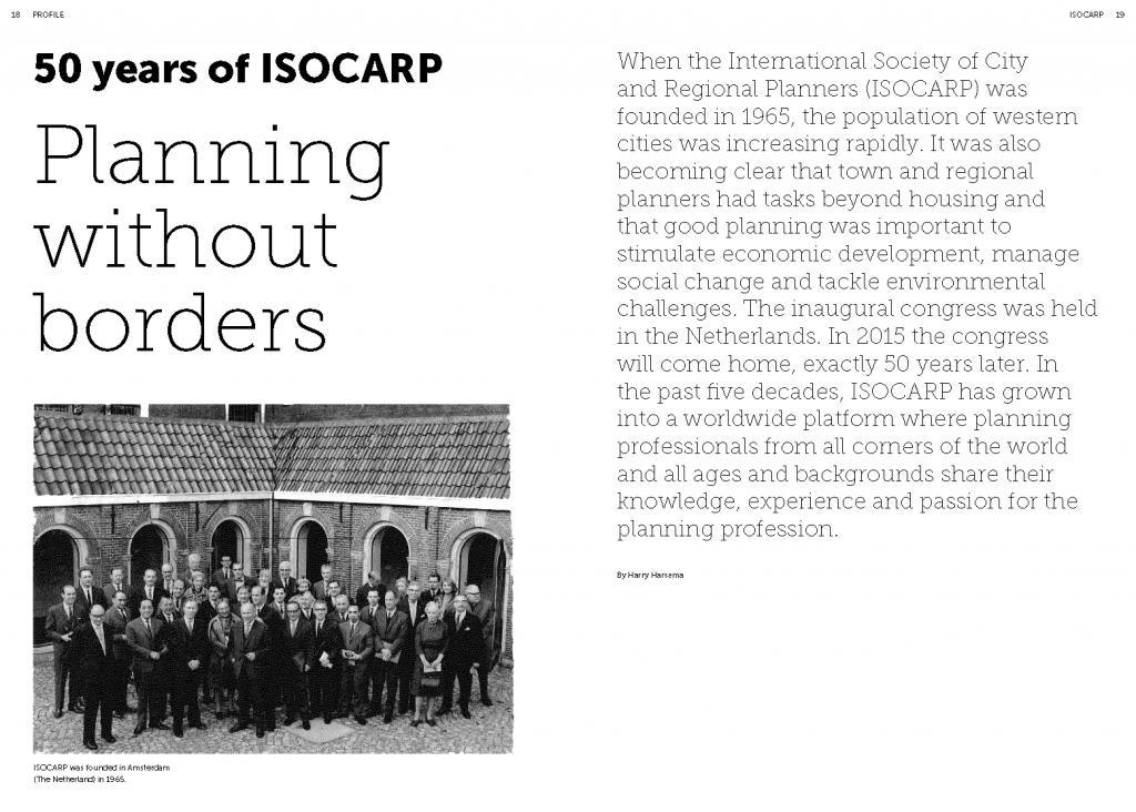 SPREADS #613_Scape Magazine_50 years of ISOCARP_Planning without borders_Pagina_1